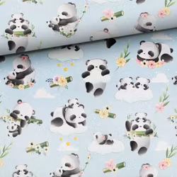 T6613 Joggingtyg Pandor på moln (5 m)