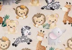 T6584 Joggingtyg Safaridjur (5 m)