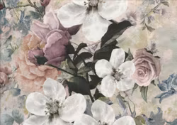 T6579 Joggingtyg Gammeldags blommor (5 m)