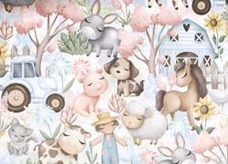 T6475 Joggingtyg Bondgårdsdjur (5 m)