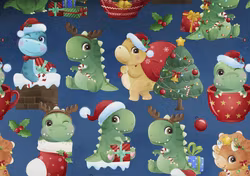 T6455 Joggingtyg Juliga dinosaurer (5 m)