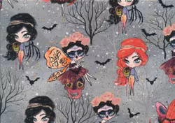 T6404 Joggingtyg Fladdermusfeer grå (5 m)