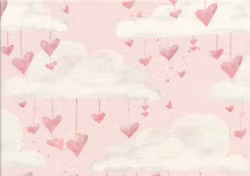 T6273 Joggingtyg Hjärtmoln (5 m)