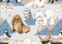 T6218 Joggingtyg Söta polardjur (5 m)