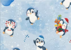 T6206 Joggingtyg Söta pingviner (5 m)