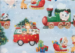 T6204 Joggingtyg Juliga djur på väg (5 m)