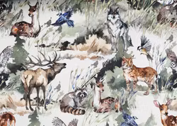 T5624 Joggingtyg Målade skogsdjur (5 m)