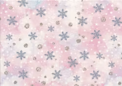 T5416 Joggingtyg Snöflinga ljusrosa (5 m)