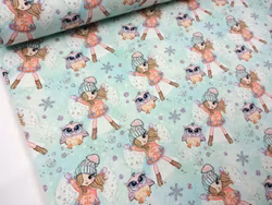 T5394 Joggingtyg Flicka med ugglevän (5 m)