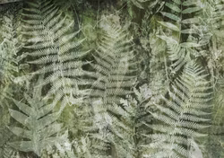 T6739 Trikå gröna blad (5 m)