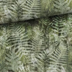 T6739 Trikå gröna blad (5 m)