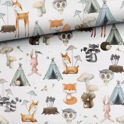 T6692 Trikå Djur på utflykt (5 m)