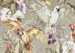 T6627 Trikå Papegojor (5 m)