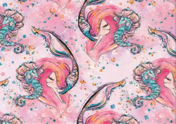 T6568 Trikå Sjöjungfru rosa (5 m)