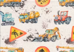 T6420 Trikå Arbetsmaskiner och skyltar (5 m)