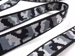 B441 Polypropylenband Kamouflage 25 mm svart (50 m)