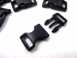 S486 Klickspänne 10 mm svart (100 st)