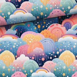 T6810 Joggingtyg Moln och regnbågar (5 m)
