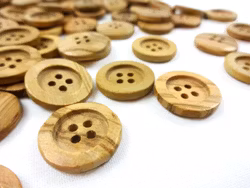 K298 Träknapp 18 mm oliv (25 st)