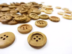 K298 Träknapp 18 mm oliv (25 st)