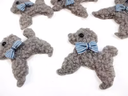 M518 Applikation Hund grå (1/10 st)