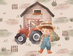 T6867 Joggingtyg Bonde (40 x 50 cm) 5-pack