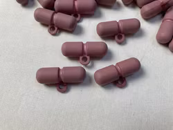 S890 Duffelknapp 31 mm lila (2:a sort)