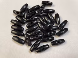 S881 Duffelknapp 24 mm svart