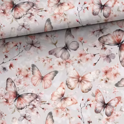 T6897 Trikå Fjärilar (5 m)