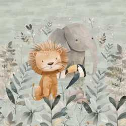 T6918 Joggingtyg Safari (40 x 50 cm) 5-pack