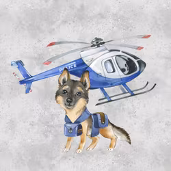 T6934 Joggingtyg Polishund (40 x 50 cm) 5-pack