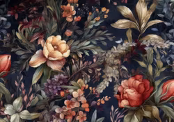 T6942 Trikå Blomsterhav (5 m)