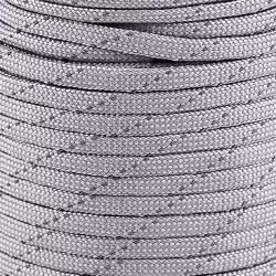 B469 Polyestersnodd med reflex 4 mm grå (25 m)