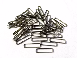 S895 Rektangel 40 mm mörk silver