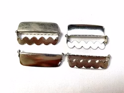 S857 Justerare till hängsle 38 mm silver (2:a sortering)(2/25/100 st)