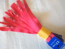 X500 Blixtlåspaket 12 cm spiral ej delbar rosa (5 st)