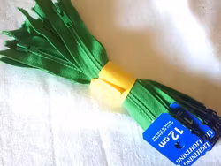 X500 Blixtlåspaket 12 cm spiral ej delbar limegrön (5 st)