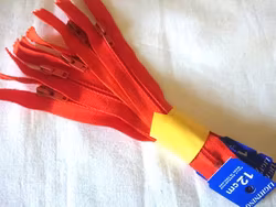 X500 Blixtlåspaket 12 cm spiral ej delbar orange (5 st)