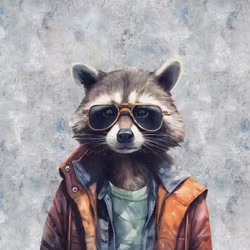 T7036 Joggingtyg Tuff tvättbjörn (55 x 73 cm) 5-pack