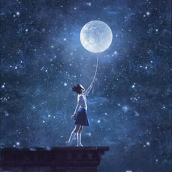 T7043 Joggingtyg Månflicka (55 x 73 cm) 5-pack