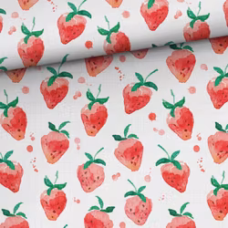 V1192 Bambumuslin Jordgubbar  (5 m)