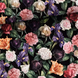 V1242 Bambuviscose Vackra blommor (5 m)