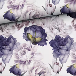 V1243 Bambuviscose Lila blommor (5 m)