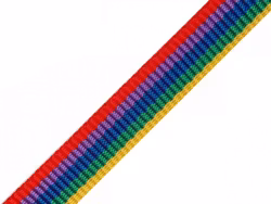 B640 Polypropylenband 15 mm regnbåge (25 m)