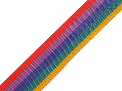 B640 Polypropylenband 30 mm regnbåge (25 m)