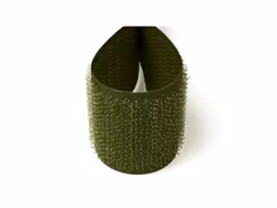 B340 Kardborrband 100 mm armegrön (komplett) (25 m)