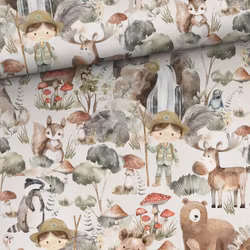 T7121 Joggingtyg Skogsdjur i svampskogen (5 m)