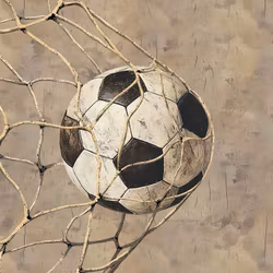 T7133 Joggingtyg Fotboll beige (40 x 50 cm) 5-pack