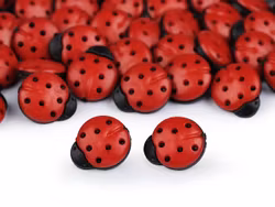 K1204 Knapp Nyckelpiga (25 st)