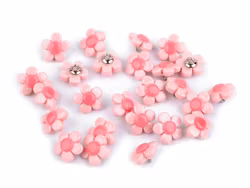 K1202 Knapp Blomma ljusrosa (25 st)